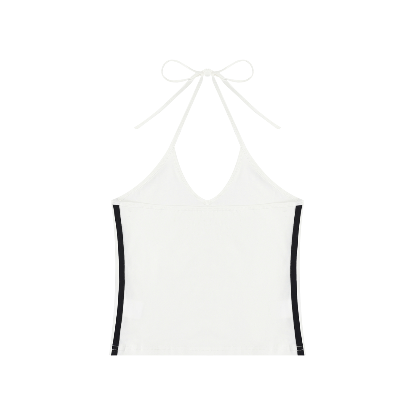 Colombia Women's Color Block Halter Crop Tank Top