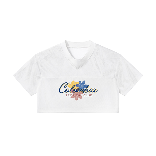 Colombia Women’s Cropped Paneled V-Neck Jersey