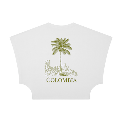 Colombia Women's Cropped Dolman T-Shirt