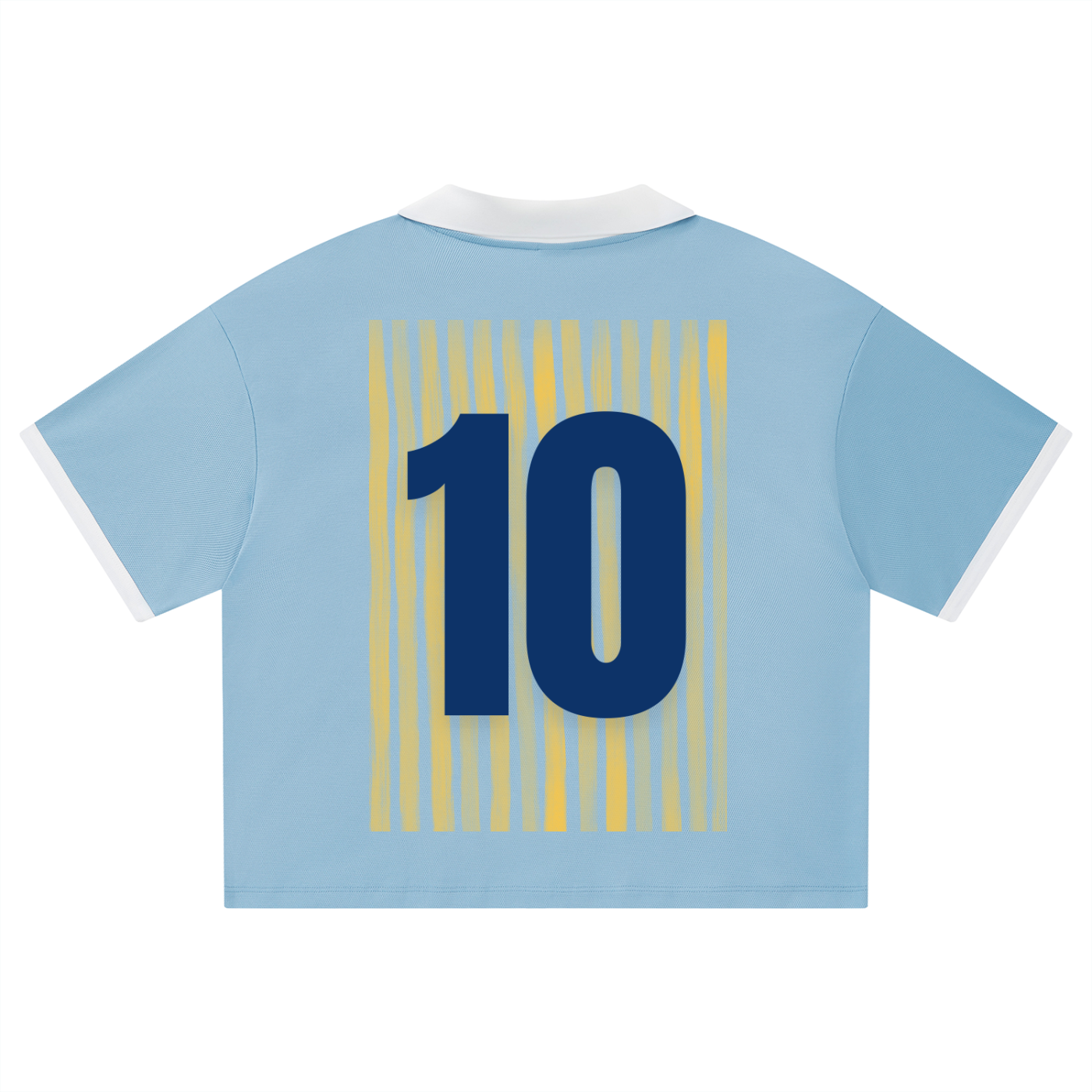 Colombia Unisex Collared Piping Boxy Soccer Jersey