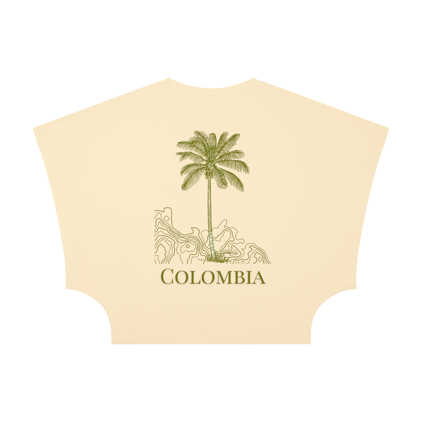 Colombia Women's Cropped Dolman T-Shirt