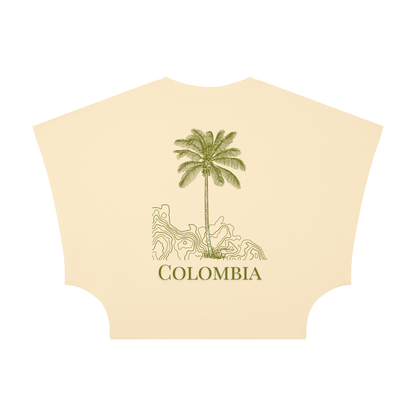 Colombia Women's Cropped Dolman T-Shirt