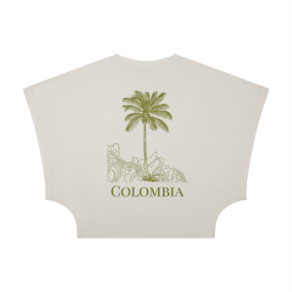 Colombia Women's Cropped Dolman T-Shirt