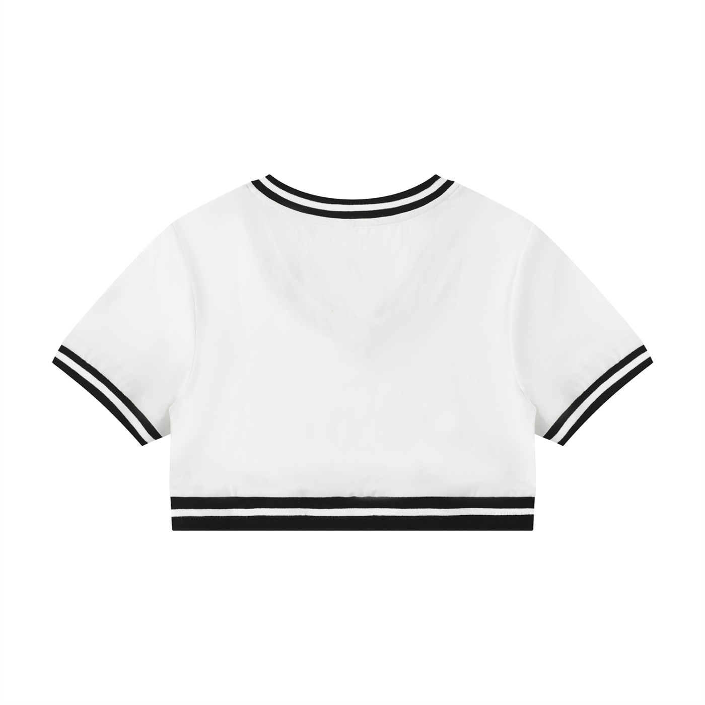 Colombia Women's Color Block V-Neck Crop T-Shirt